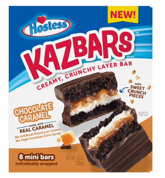Hostess Kazbars Chocolate Caramel 284 Gramm
