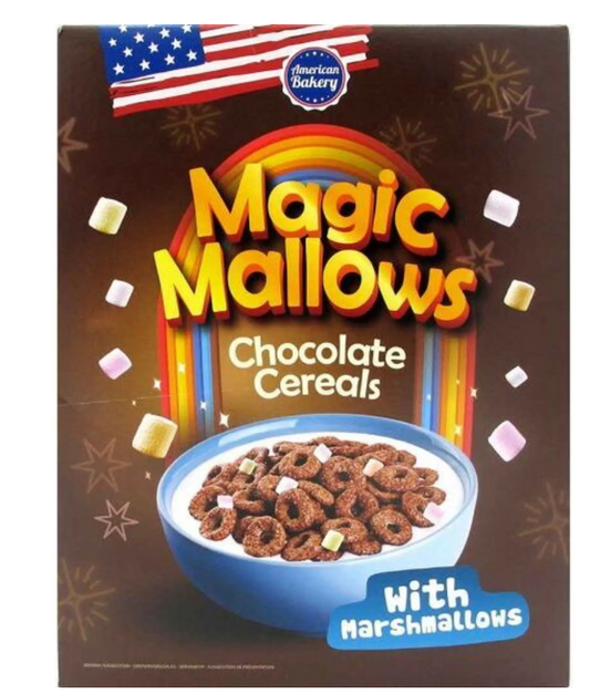 Magic Mallows Chocolate Cereals with Marshmallows American Bakery 200 Gramm