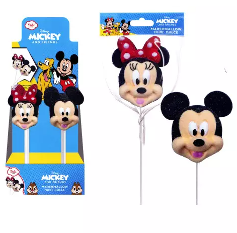Marshmallow Lollipop Mickey & Minnie Mouse 45 Gramm