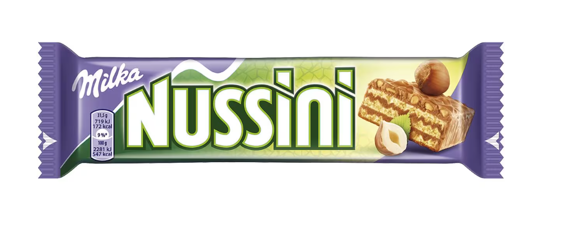 Milka Nussini Riegel 31,5 Gramm