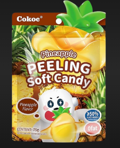 Peelable Gummies - Pineapple 75g