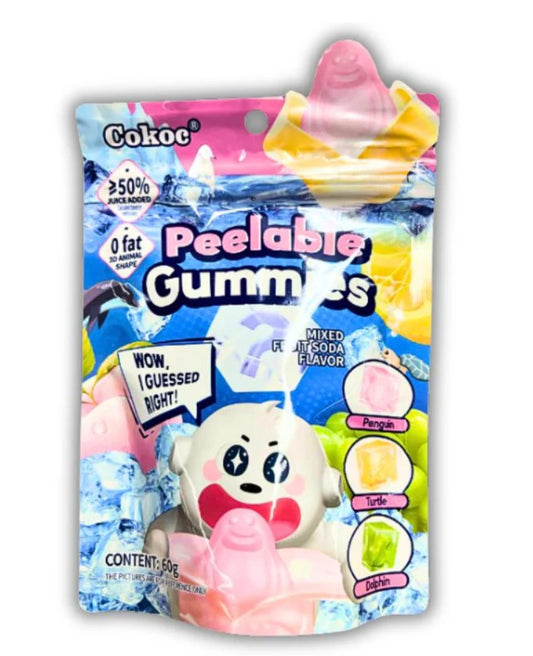 Peelable Gummies - Mixed Fruits (Blue)