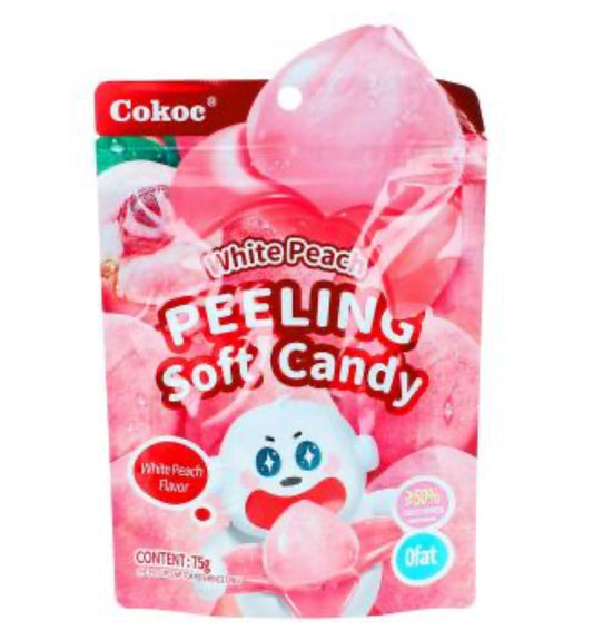 Peelable Gummies - White Peach (pink) 75 Gramm