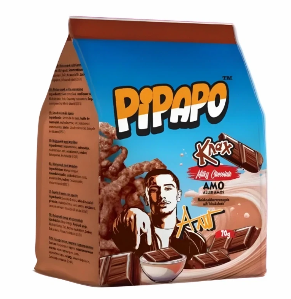 PIPAPO KNAX - Milky Chocolate (Brown) 70g