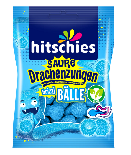 Saure Drachenzungen brizzl Bälle blau 100 g
