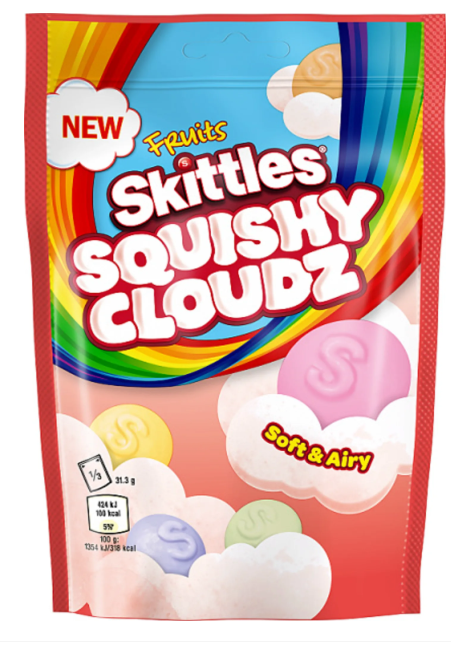 Skittles Squishy Clouds Fruits 94 Gramm