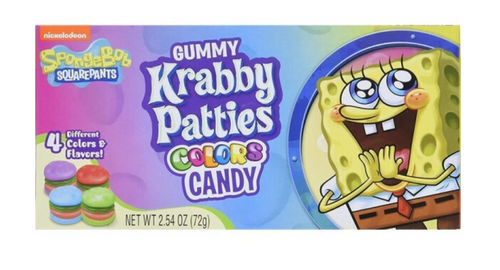 Spongebob Krabby Patties Colour 72 Gramm
