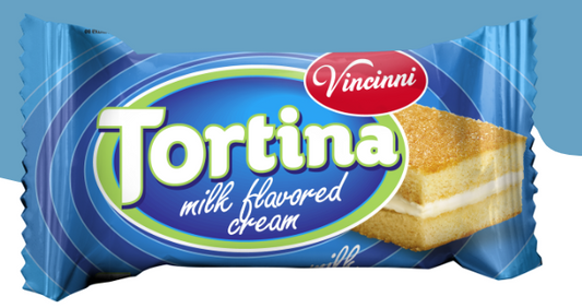 Vincinni Tortina milked flavoured cream