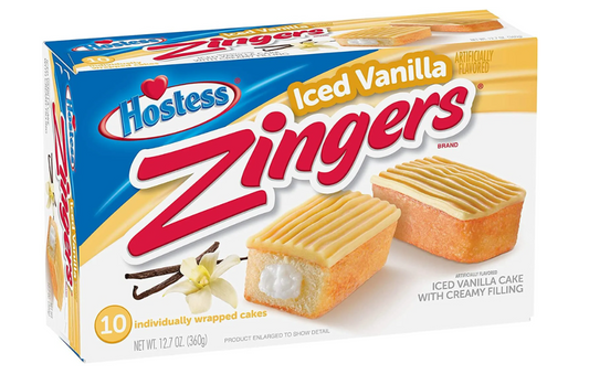 Hostess Zingers Iced Vanilla 360 Gramm