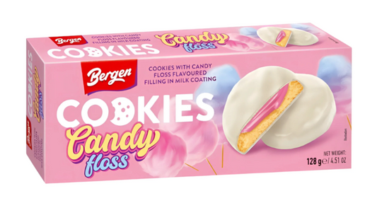 CANDY BERGEN 128 GR COOKIES CANDY FLOSS