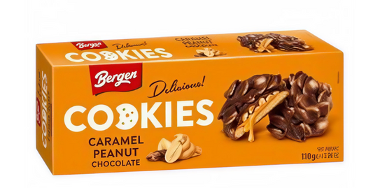 COOKI BERGEN 110 GR CARAMEL, PEANUT AND CHOCOLATE