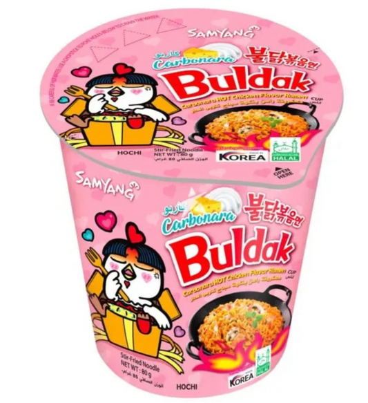 Samyang Buldak Carbonara CUP 80g - Instant Nudeln