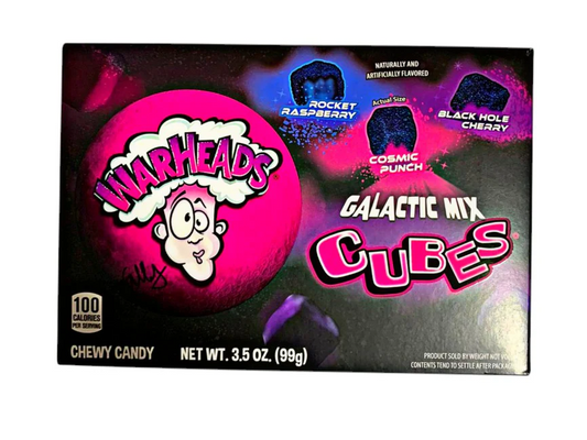 Warheads Galactic Cubes Theater Box 99 g
