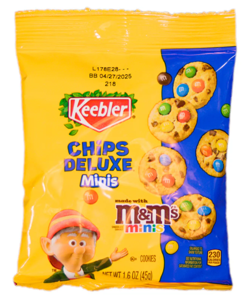 Keebler Chips Deluxe Minis M&M's 45 Gramm