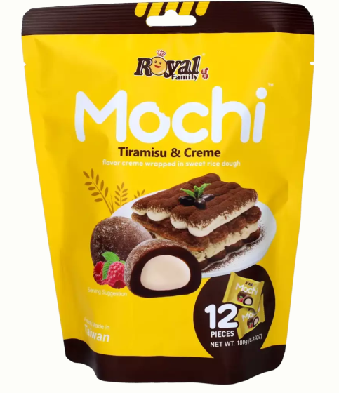 Royal Family - Mochi Tiramisu & Creme 120 Gramm