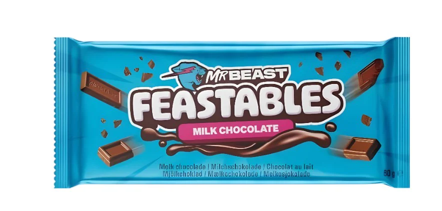 Mr Beast Feastables Milk Chocolate 60 Gramm