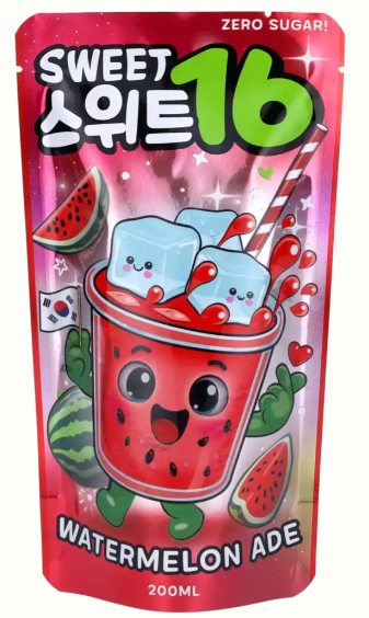 Sweet16 - Watermelon Ade Zero Sugar 200ml