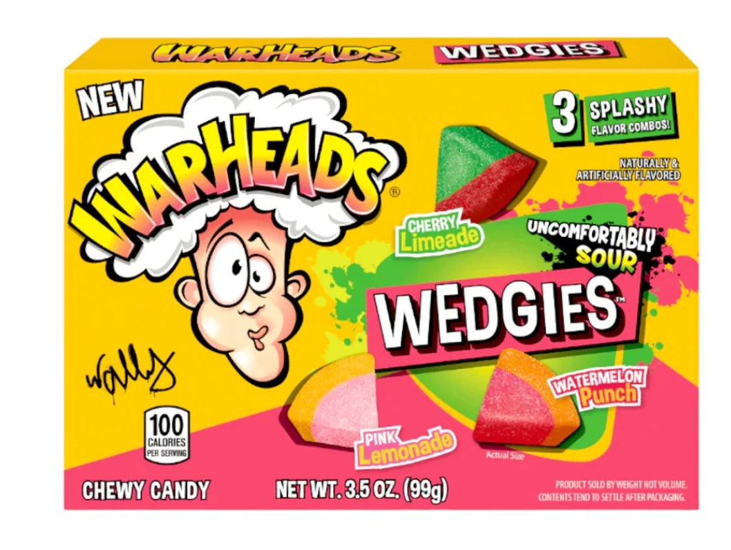 Warheads Wedgies Theater Box 99 Gramm